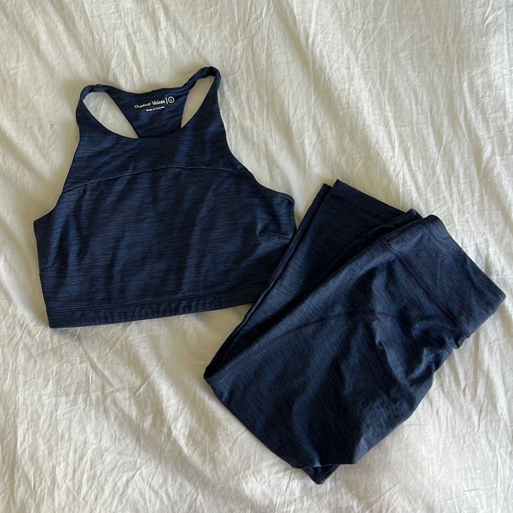 Outdoor Voices Navy Set